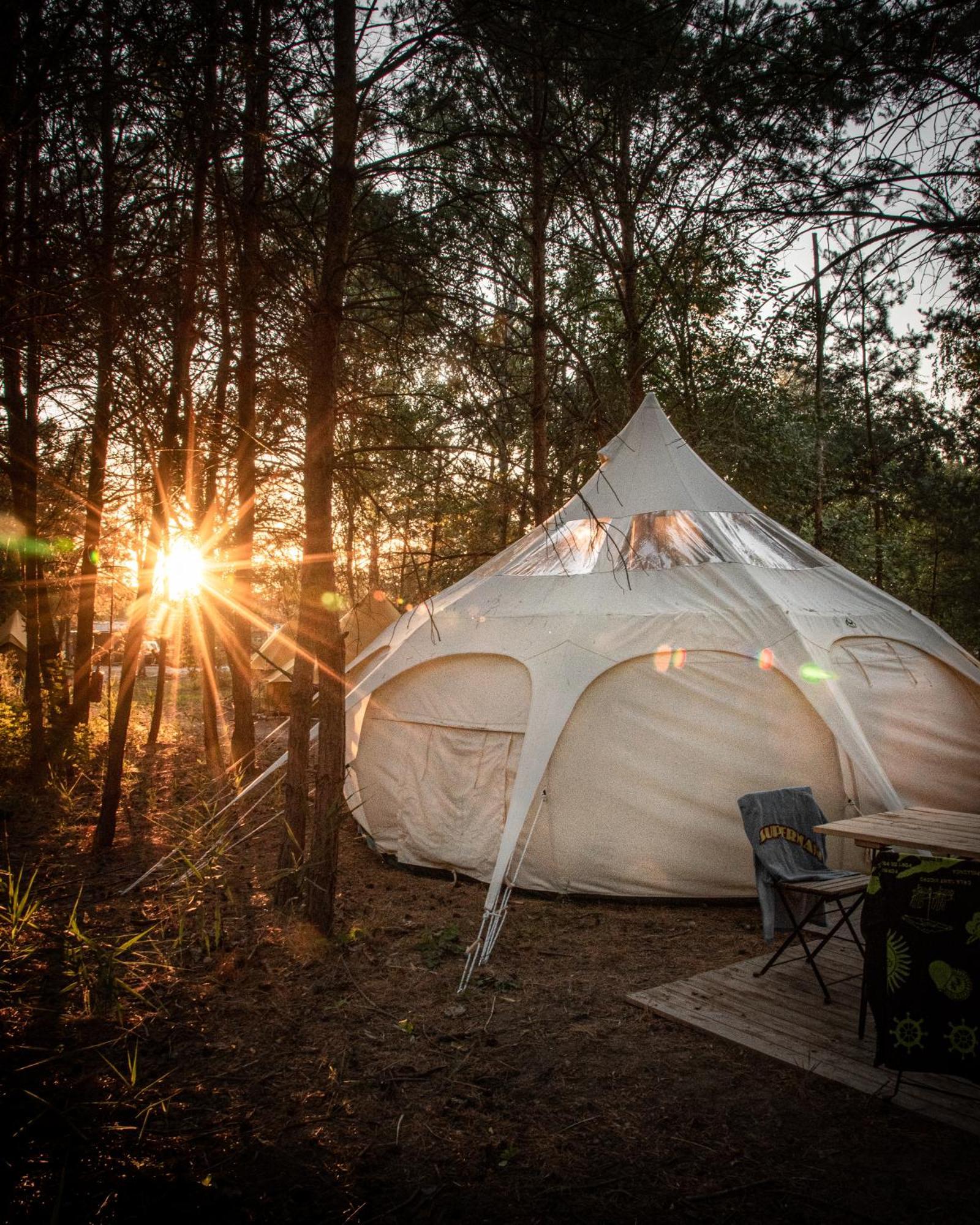 Raus Und Gut Glamping Am Graebendorfer See Drebkau Экстерьер фото