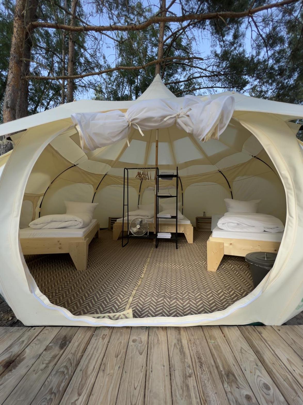 Raus Und Gut Glamping Am Graebendorfer See Drebkau Экстерьер фото